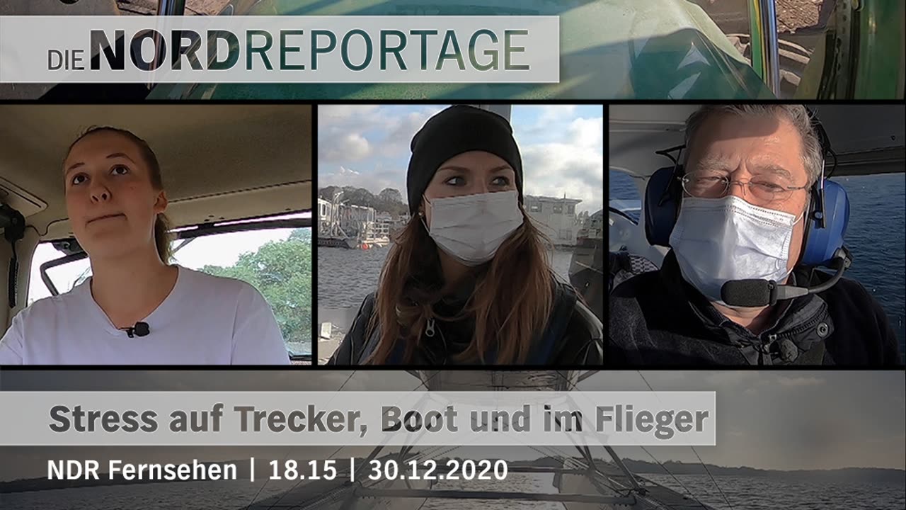 Stress auf Trecker, Boot und im Flieger