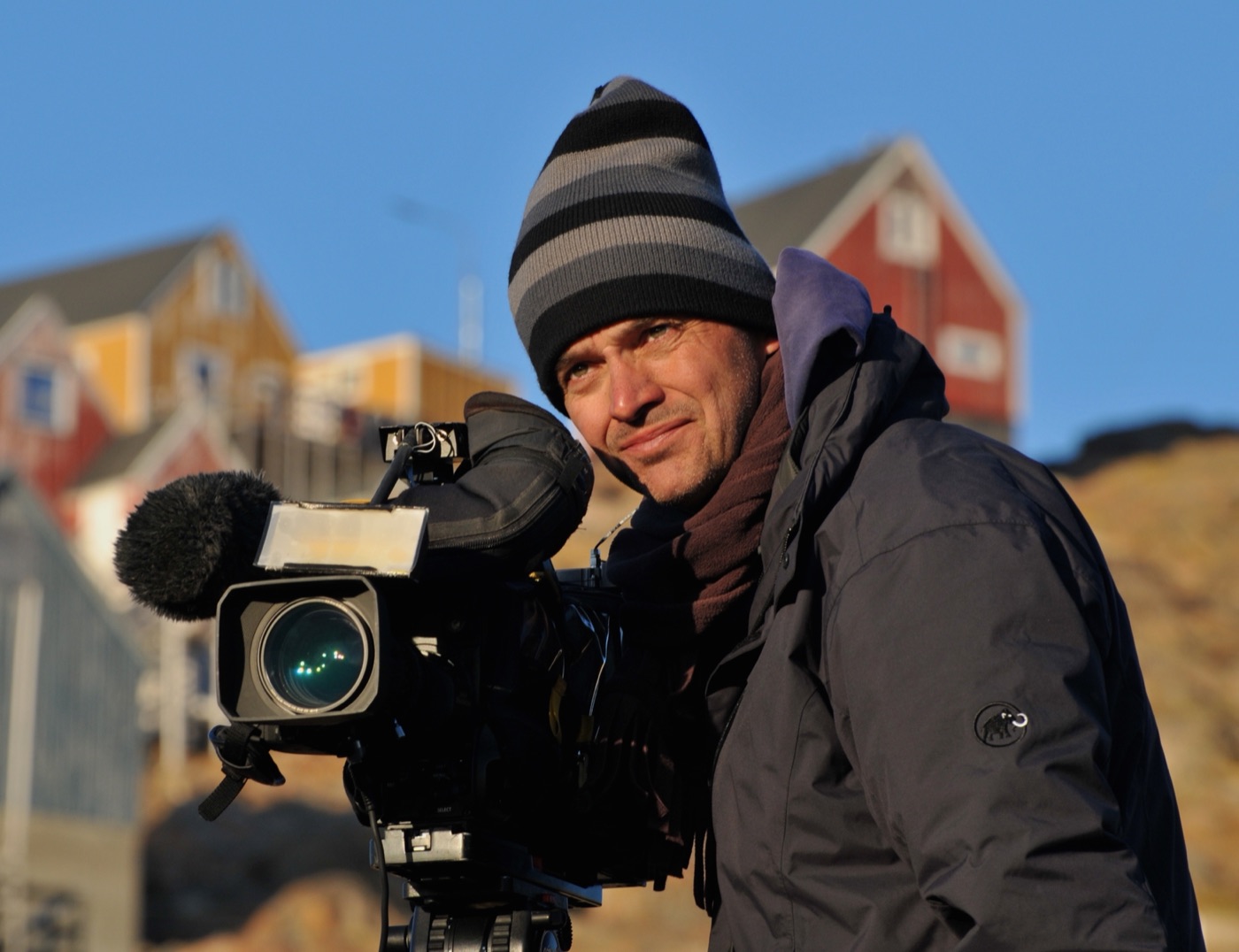 Tim Boehme mit Kamera